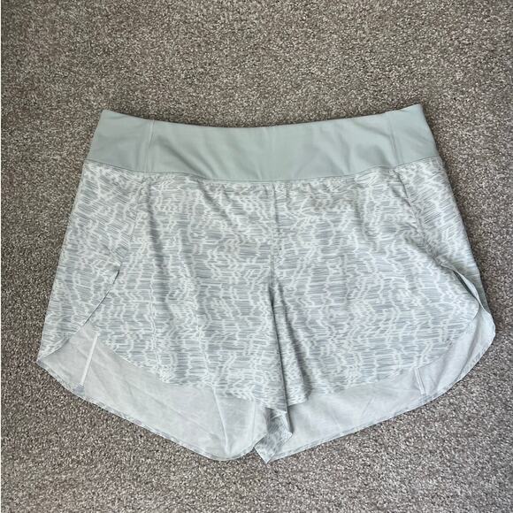 EUC Athleta Printed Run With It 4.5" Short Activewear Performance Gray Size 2X - Picture 3 of 11